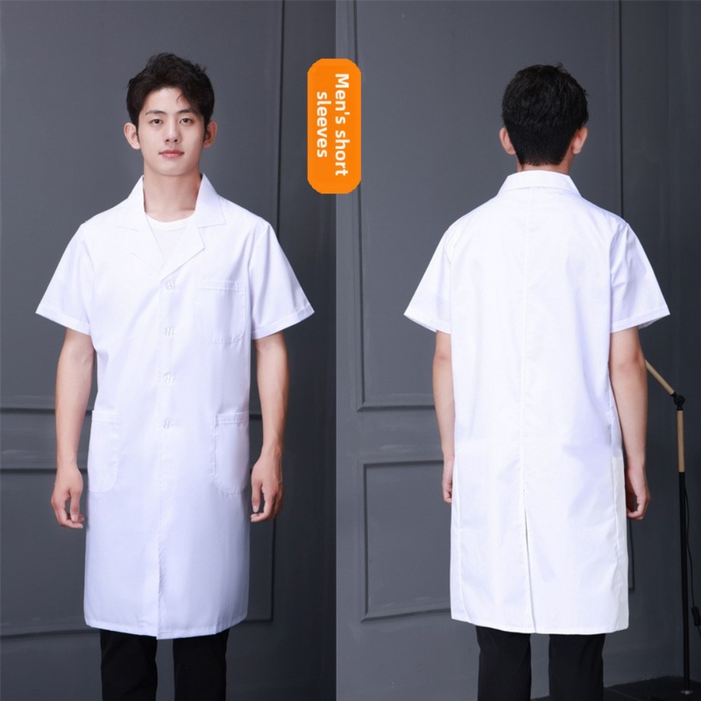 Medical Lab Worker - Jas Lab Dokter Lengan Pendek untuk