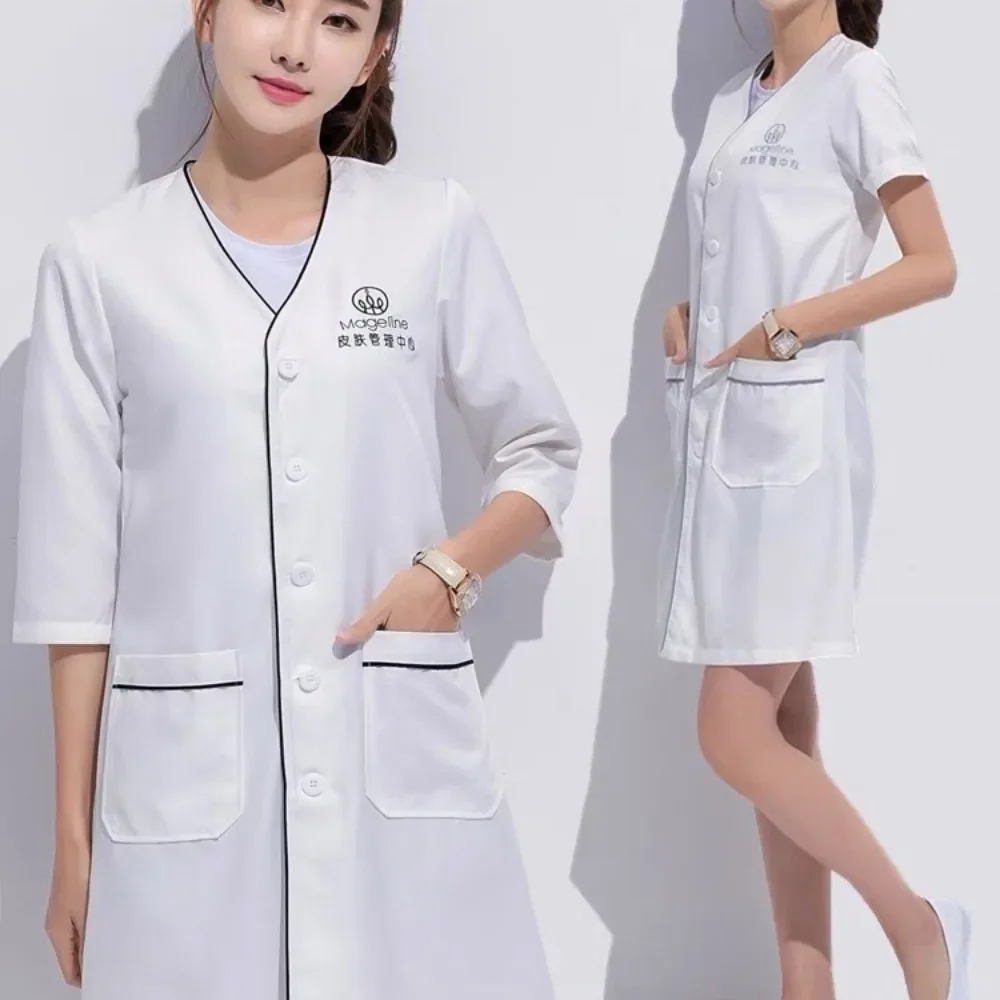 Medical Lab Work - Seragam Kecantikan Logo Kustom, Pakaian Kerja