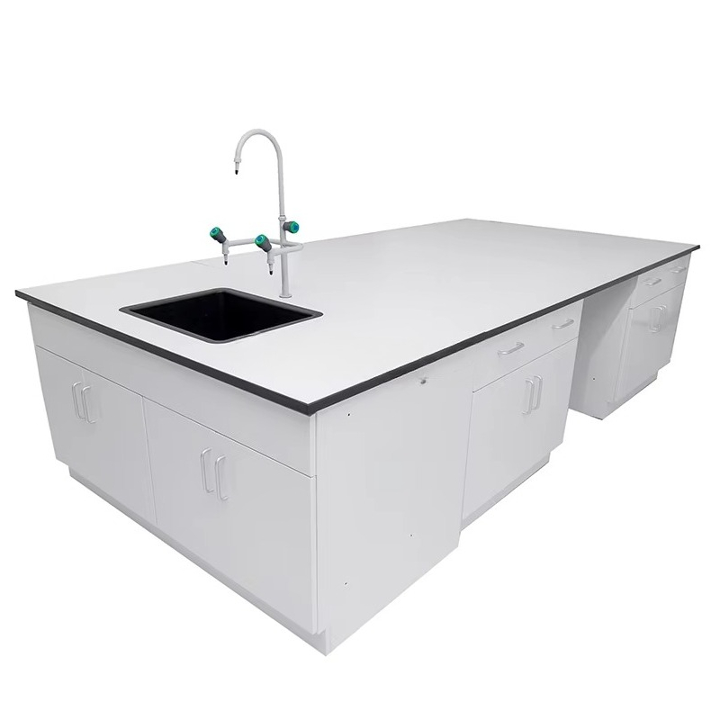 Medical Lab Work - Meja Laboratorium Medis Tipe Island dengan