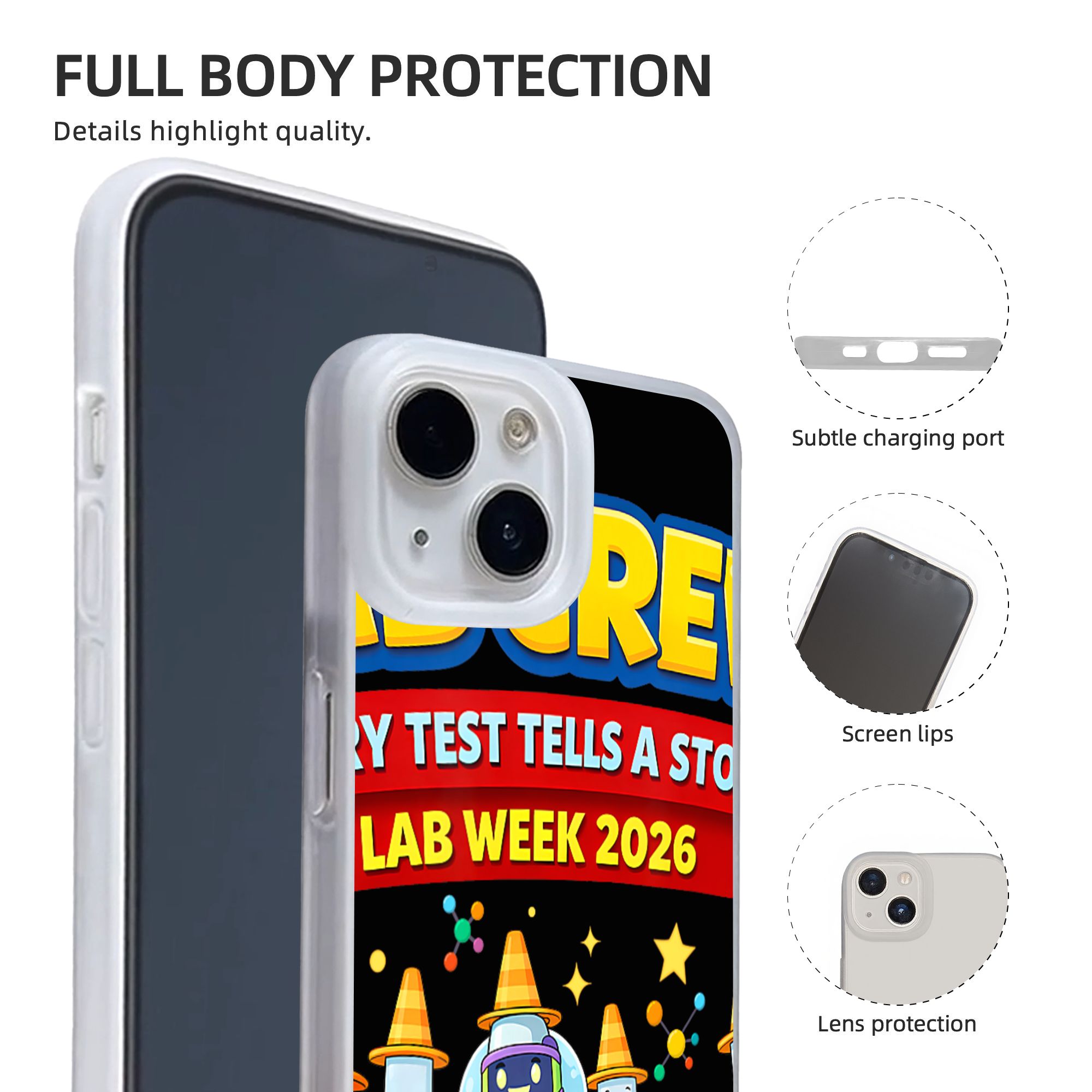 Casing Ponsel Anti Benturan Ne - Medical Lab Tech ulasan dan harga
