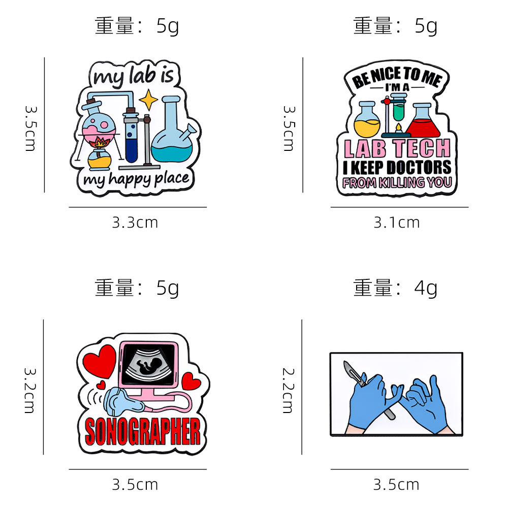 Pin Enamel Bertema Medis & Lab - Medical Lab Worker ulasan dan harga