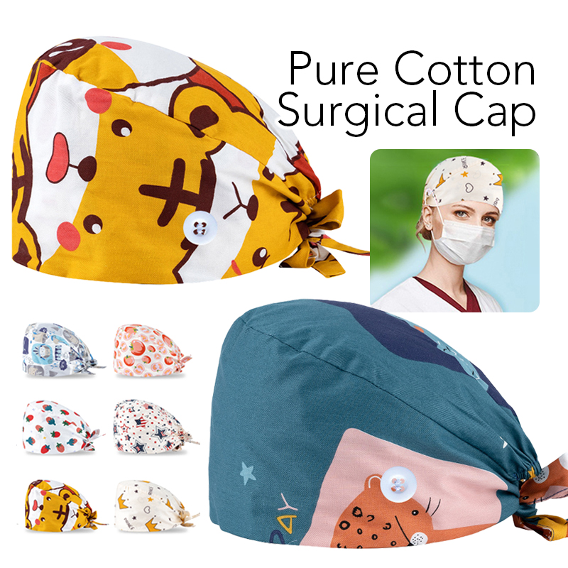 Women Surgicals Caps Cotton Do - Medical Lab Work ulasan dan harga