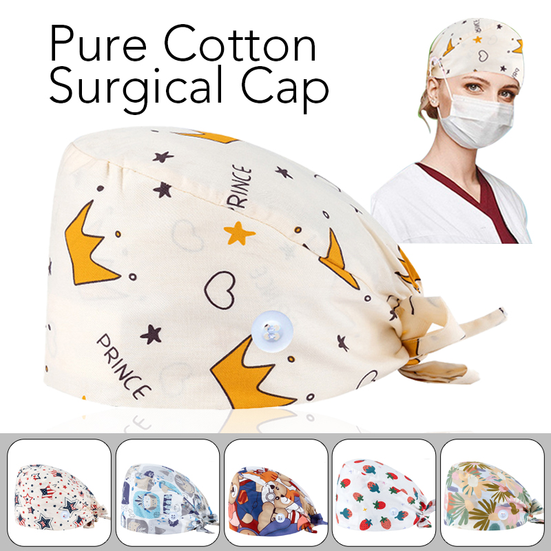 Women Surgicals Caps Cotton Do - Medical Lab Work ulasan dan harga