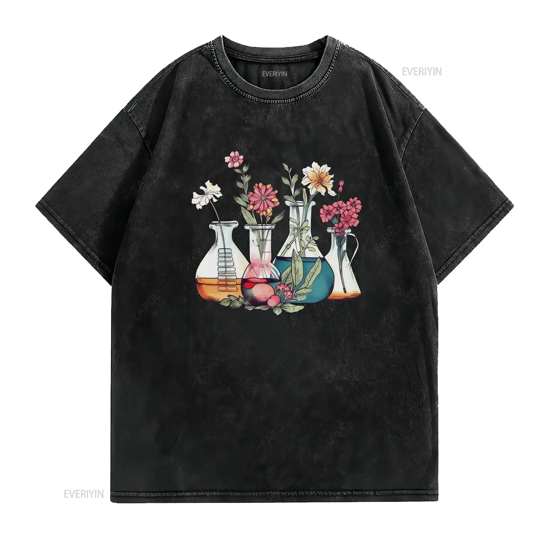 Kaos Laboratorium Motif Bunga  - Medical Laboratory Technician ulasan dan harga