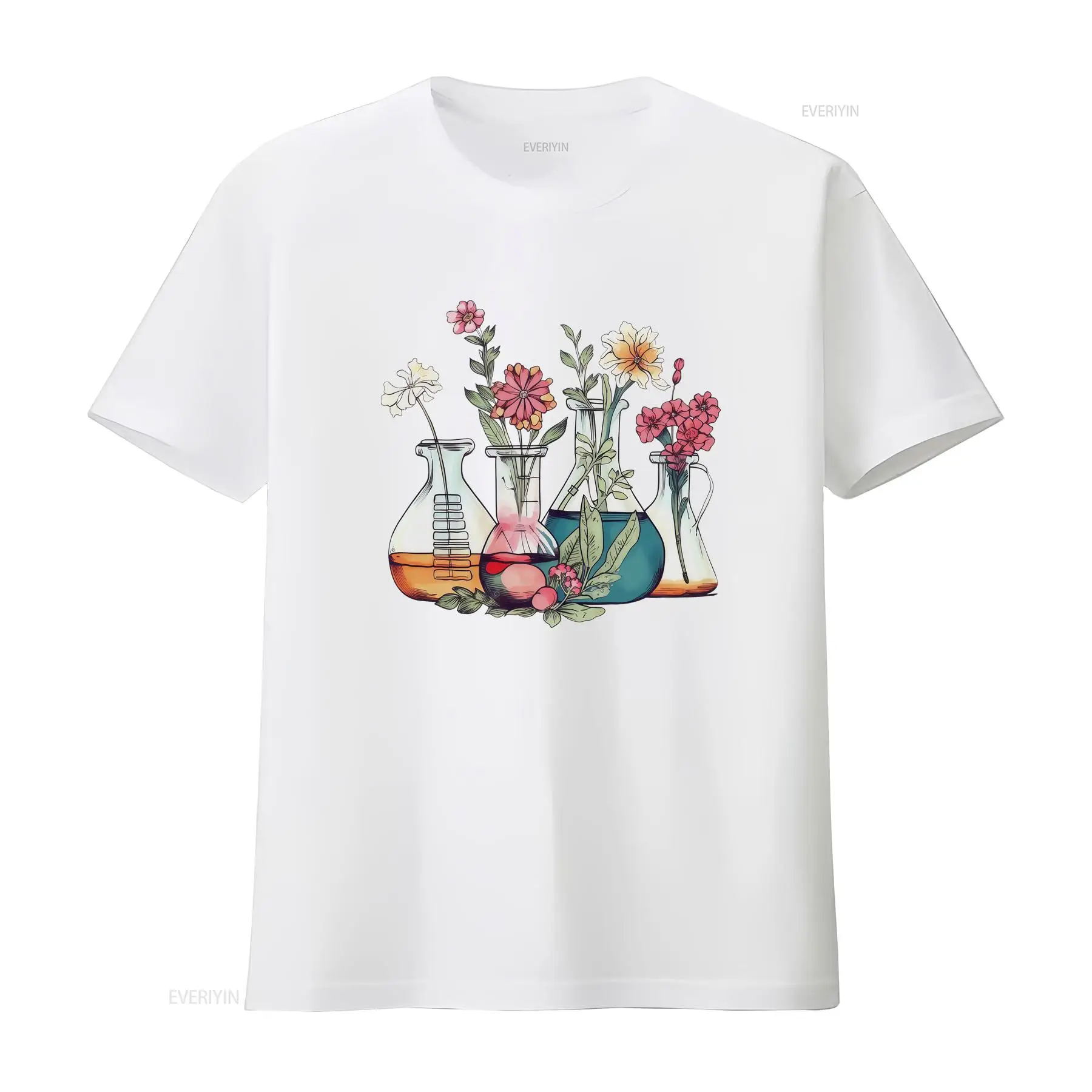 Kaos Laboratorium Motif Bunga  - Medical Laboratory Technician ulasan dan harga